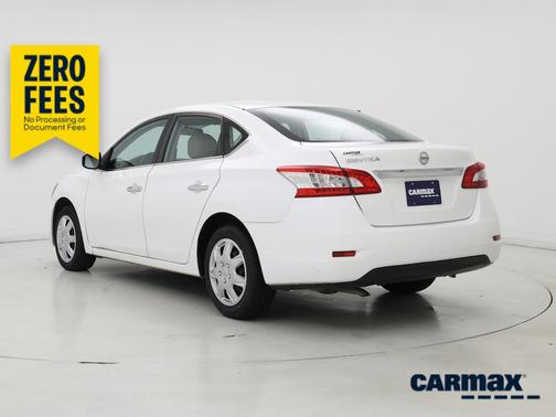 White 2015 Nissan Sentra S