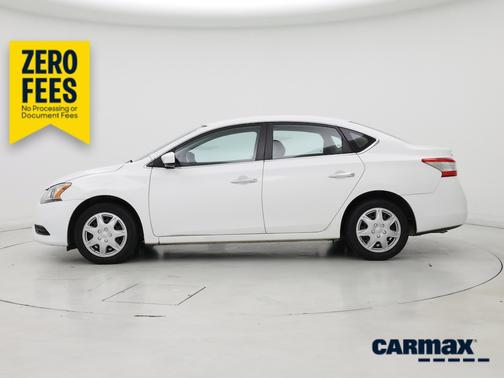 White 2015 Nissan Sentra S