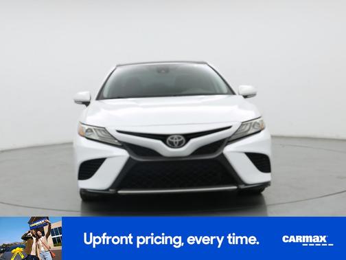 White 2019 Toyota Camry XSE