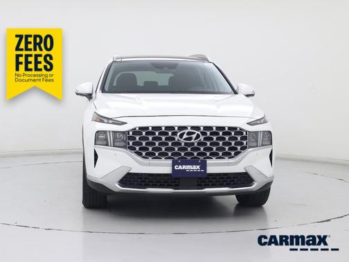 White 2023 Hyundai SANTA FE HEV Limited