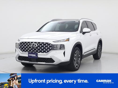 White 2023 Hyundai SANTA FE HEV Limited