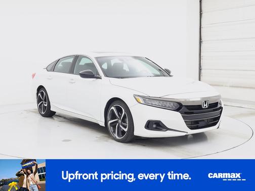 White 2022 Honda Accord Sport