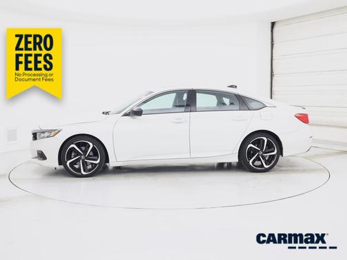 White 2022 Honda Accord Sport