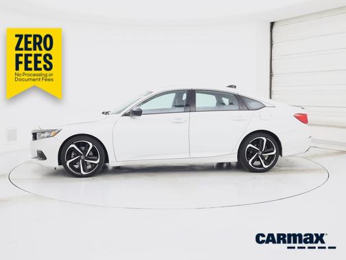 White 2022 Honda Accord Sport