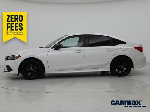 White 2022 Honda Civic Sport