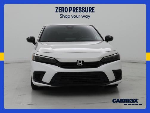 White 2022 Honda Civic Sport