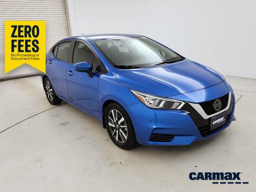 Blue 2020 Nissan Versa SV