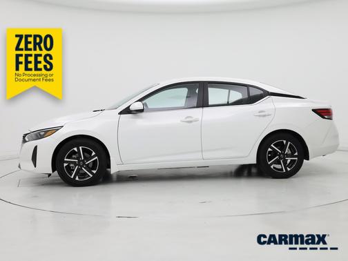 White 2025 Nissan Sentra SV