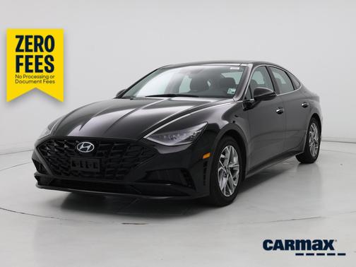 Black 2023 Hyundai SONATA SEL