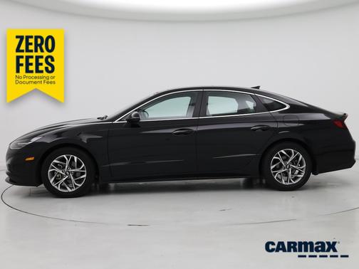 Black 2023 Hyundai SONATA SEL