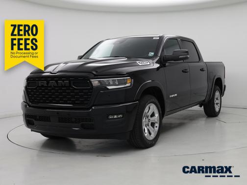 Black 2025 RAM 1500 Bighorn