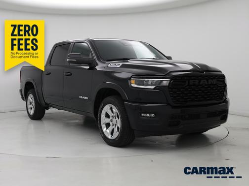Black 2025 RAM 1500 Bighorn