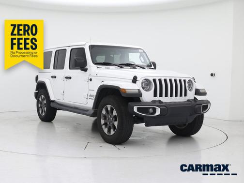 White 2018 Jeep Wrangler All-New Unlimited Sahara