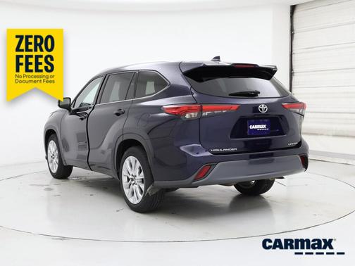 Blue 2021 Toyota Highlander Limited