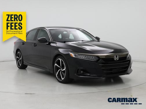 Black 2021 Honda Accord Sport