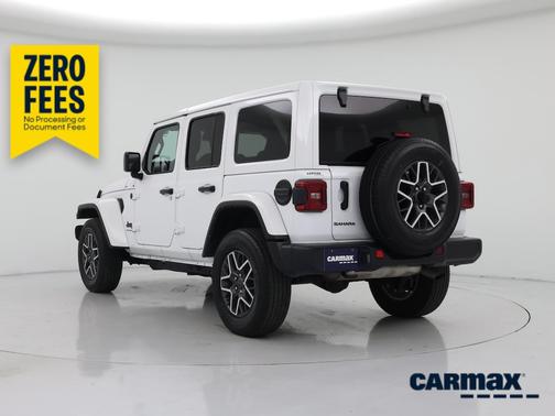 White 2025 Jeep Wrangler Sahara