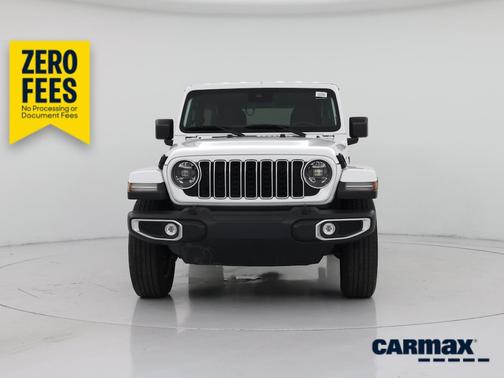 White 2025 Jeep Wrangler Sahara