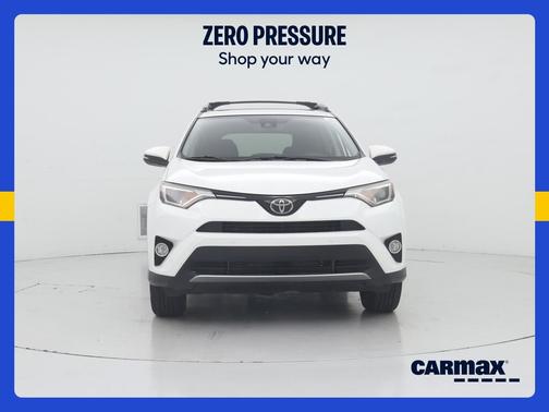 White 2018 Toyota RAV4 XLE