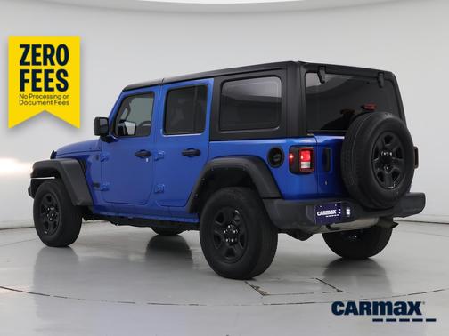 Blue 2023 Jeep Wrangler Unlimited Sport