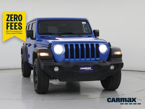 Blue 2023 Jeep Wrangler Unlimited Sport