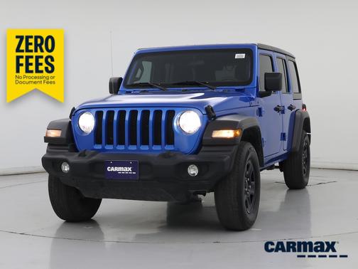 Blue 2023 Jeep Wrangler Unlimited Sport