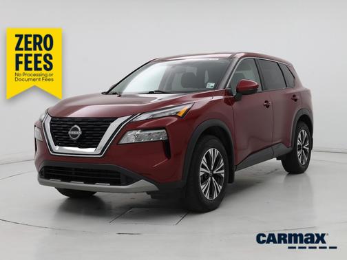 Red 2022 Nissan Rogue SV
