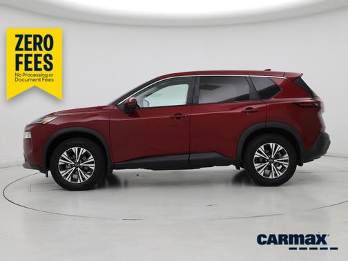 Red 2022 Nissan Rogue SV