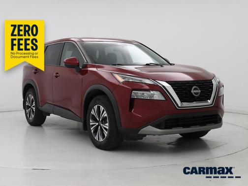 Red 2022 Nissan Rogue SV
