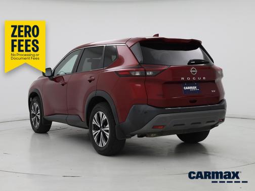 Red 2022 Nissan Rogue SV