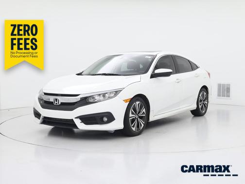 White 2018 Honda Civic EX-T