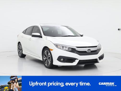 White 2018 Honda Civic EX-T