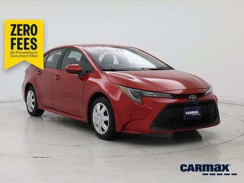 Red 2020 Toyota Corolla LE