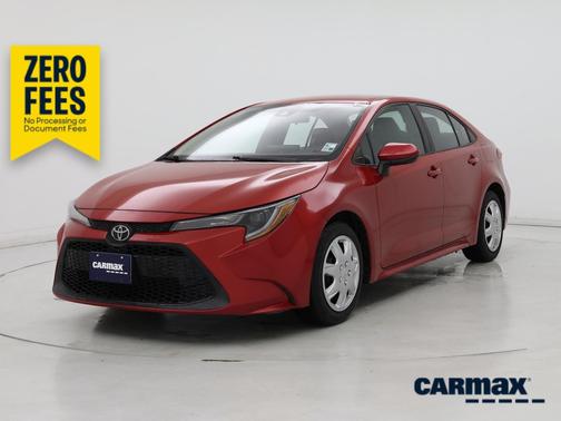 Red 2020 Toyota Corolla LE
