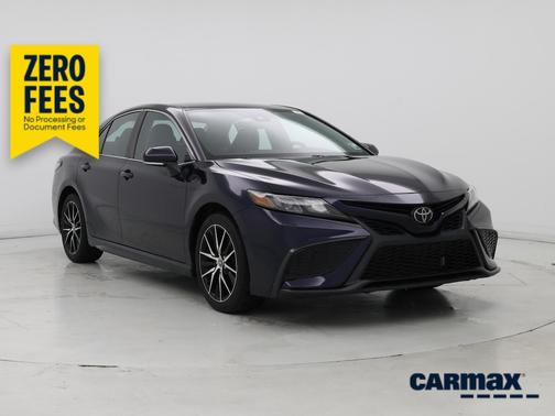 Blue 2022 Toyota Camry SE