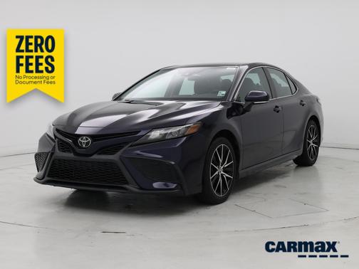Blue 2022 Toyota Camry SE
