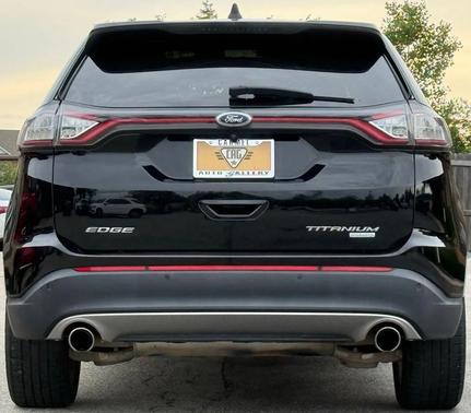 Shadow Black 2017 Ford Edge Titanium