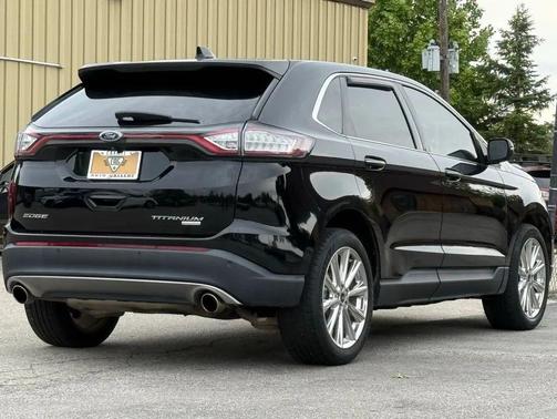 Shadow Black 2017 Ford Edge Titanium