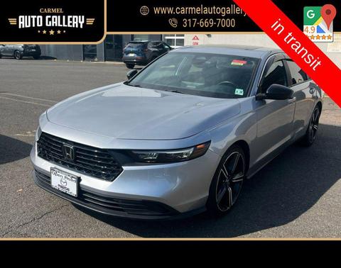 Silver 2023 Honda Accord Hybrid Sport