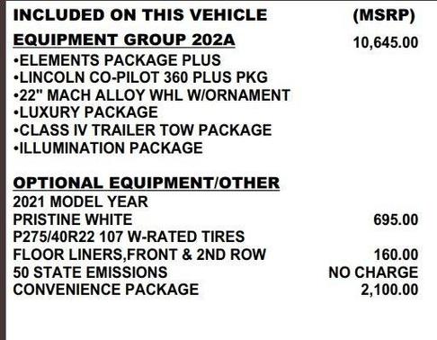 2021 Lincoln Aviator Reserve AWD