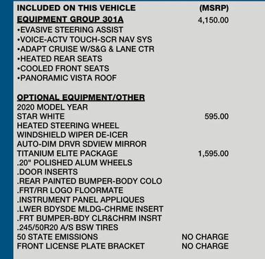 2020 Ford Edge Titanium