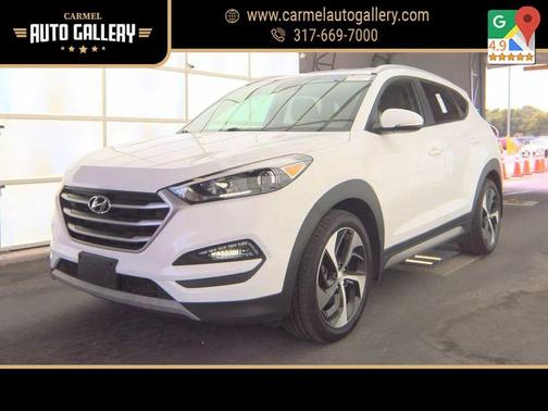Dazzling White 2017 Hyundai TUCSON Sport