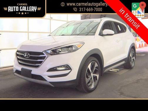 Dazzling White 2017 Hyundai TUCSON Sport