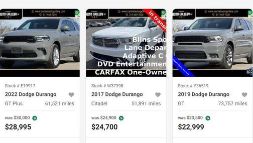 2022 Dodge Durango GT Plus