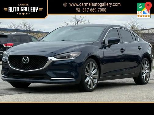 Deep Crystal Blue Mica 2021 Mazda Mazda6 Grand Touring Reserve