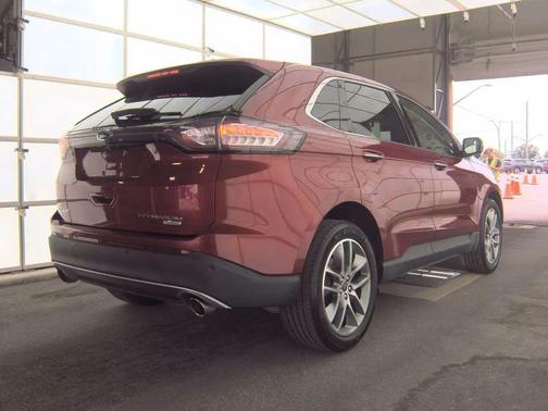 Ruby Red Metallic Tinted Clearcoat 2017 Ford Edge Titanium