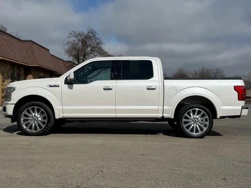 White Platinum Metallic Tri-Coat 2018 Ford F-150 Limited
