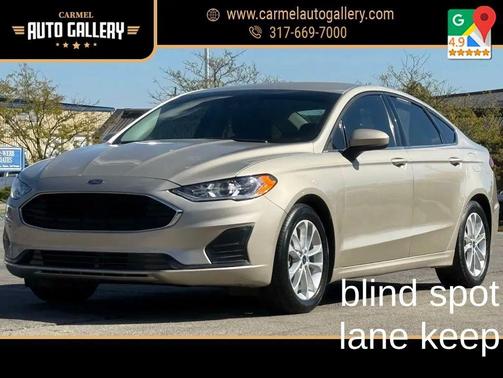 White Gold 2019 Ford Fusion SE