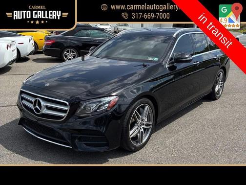 Black 2018 Mercedes-Benz E-Class 4MATIC