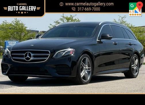 Black 2018 Mercedes-Benz E-Class 4MATIC