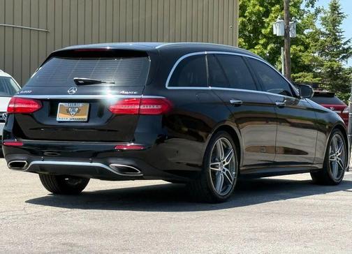 Black 2018 Mercedes-Benz E-Class 4MATIC